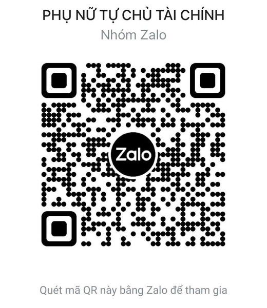 Mã QR nhóm Zalo Phụ Nữ Tự Chủ Tài Chính